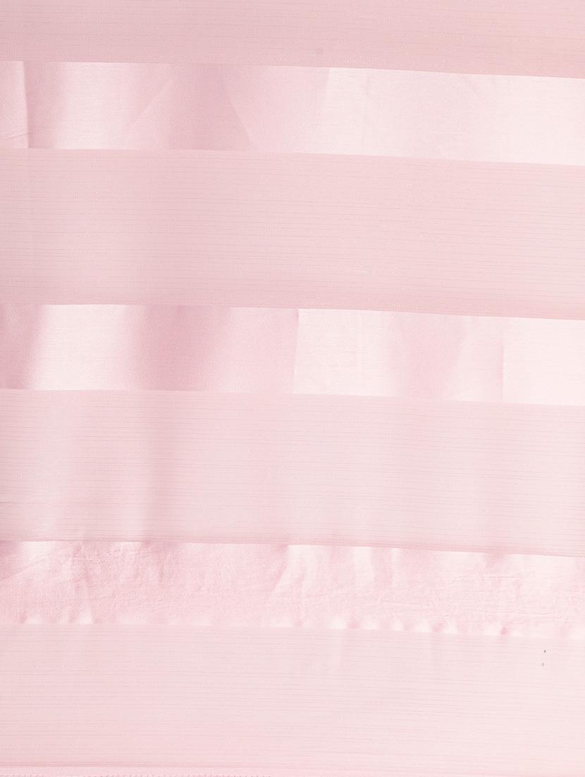 women pink striped saree with blouse - 21949757 - Standard Image - 5