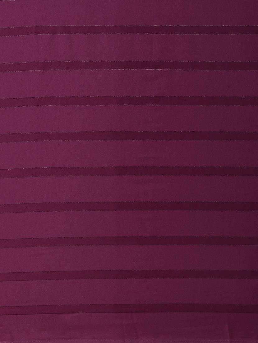 women striped printed saree with blouse - 21949759 -  Standard Image - 3