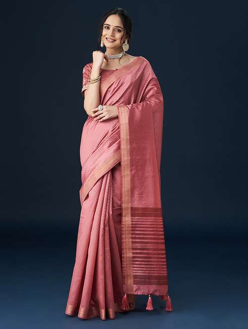 women self design bordered saree with blouse - 21949810 -  Standard Image - 0