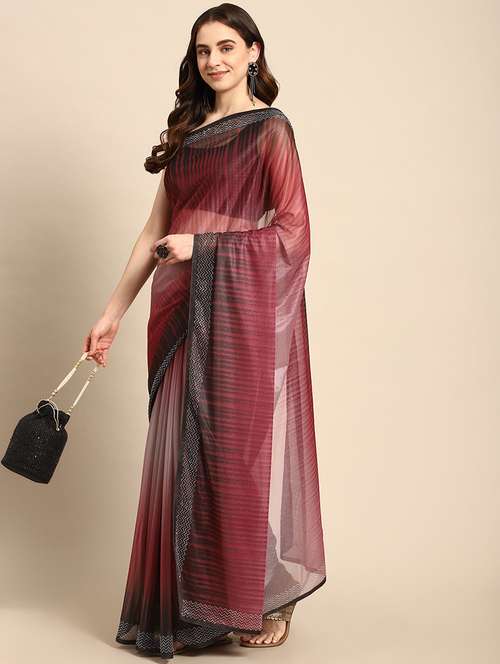 women ombre printed saree with blouse - 21949849 -  Standard Image - 0