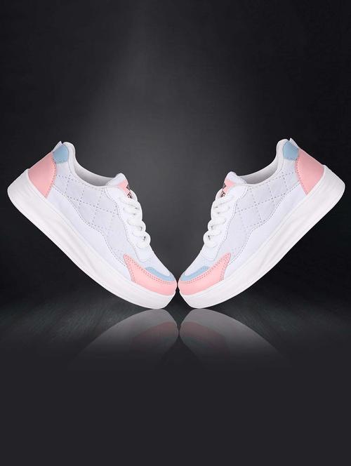 women color block lace-up sneaker - 21950071 -  Standard Image - 0