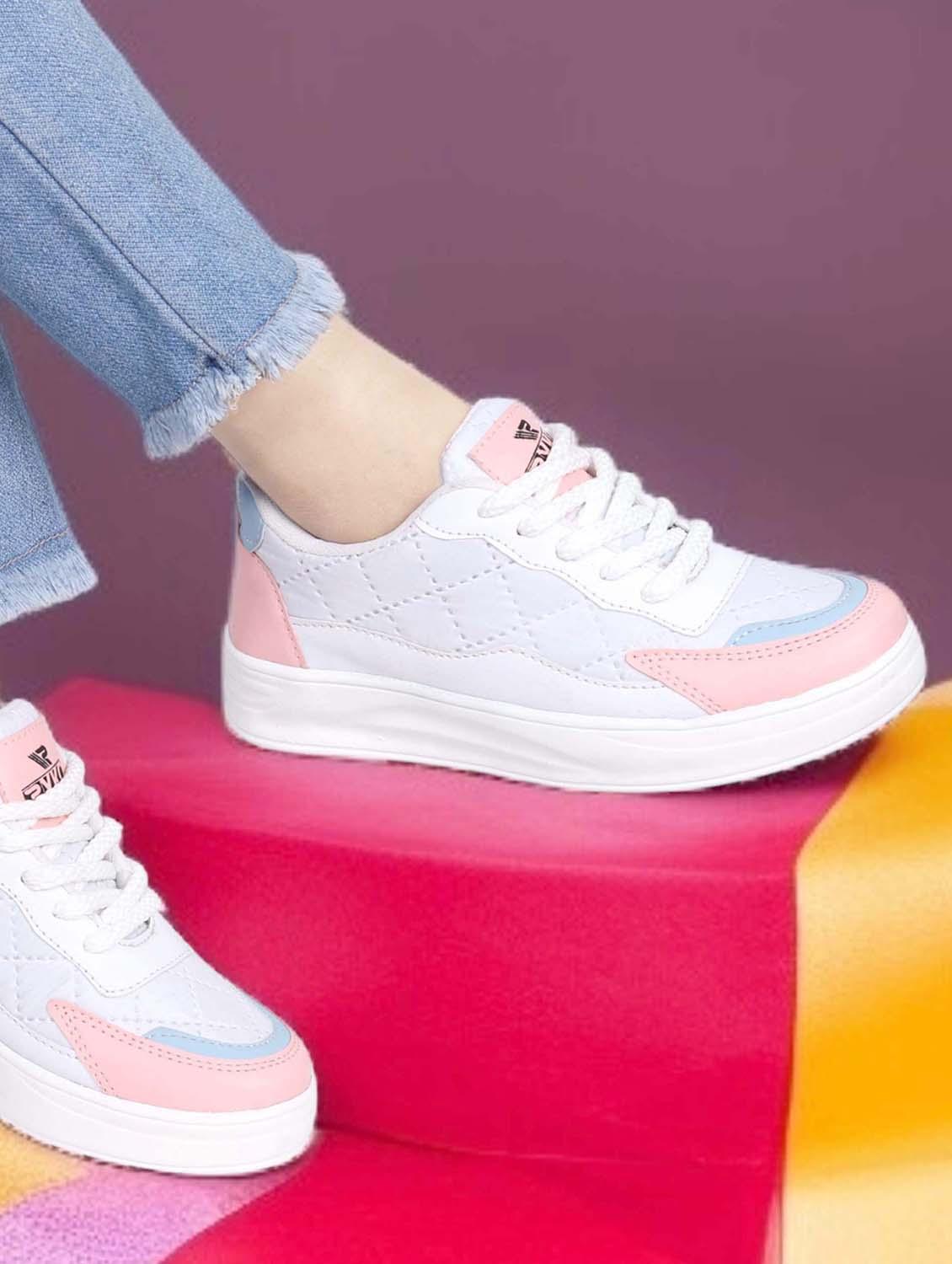 women color block lace-up sneaker - 21950071 - Standard Image - 3