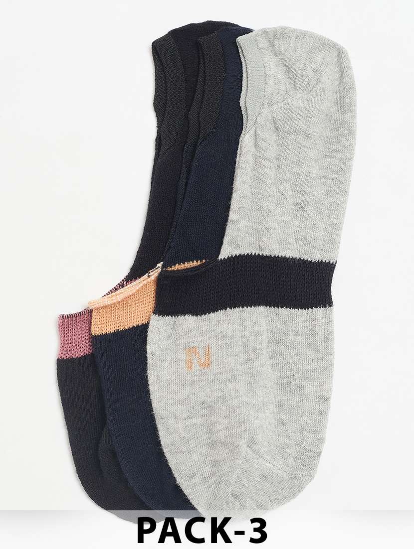 men pack of 3 no show socks