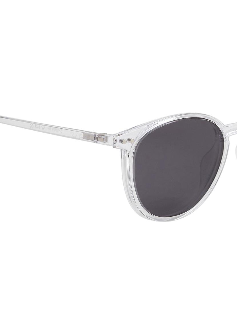 ted smith unisex crystal round clip on frames clip on sunglasses with polarized lens - 21950187 - Standard Image - 5