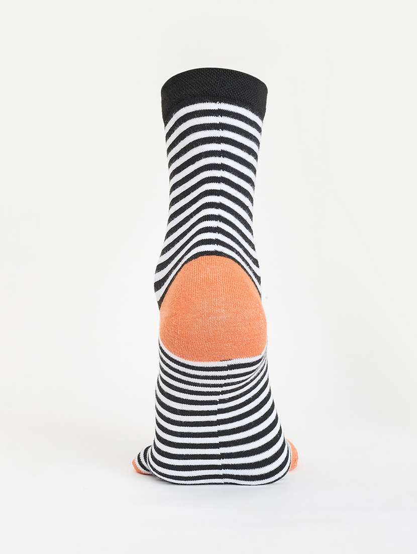 women pack of 5 striped above ankle length socks - 21950229 - Standard Image - 5