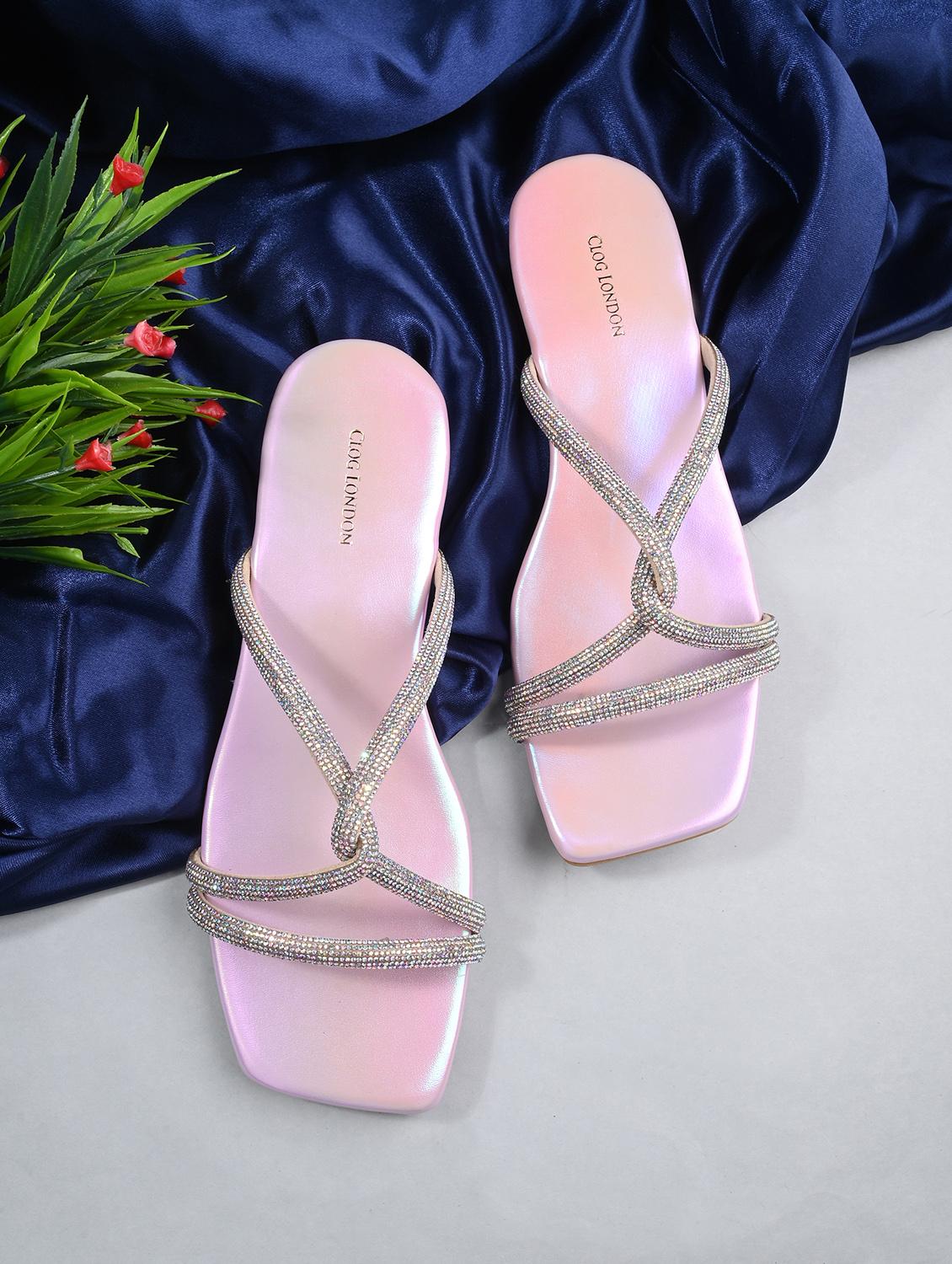 women purple slip on sandal - 21950254 -  Zoom Image - 0