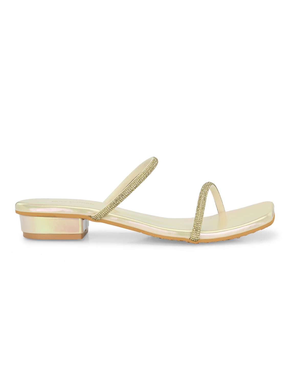 women white slip on sandal - 21950256 -  Standard Image - 3