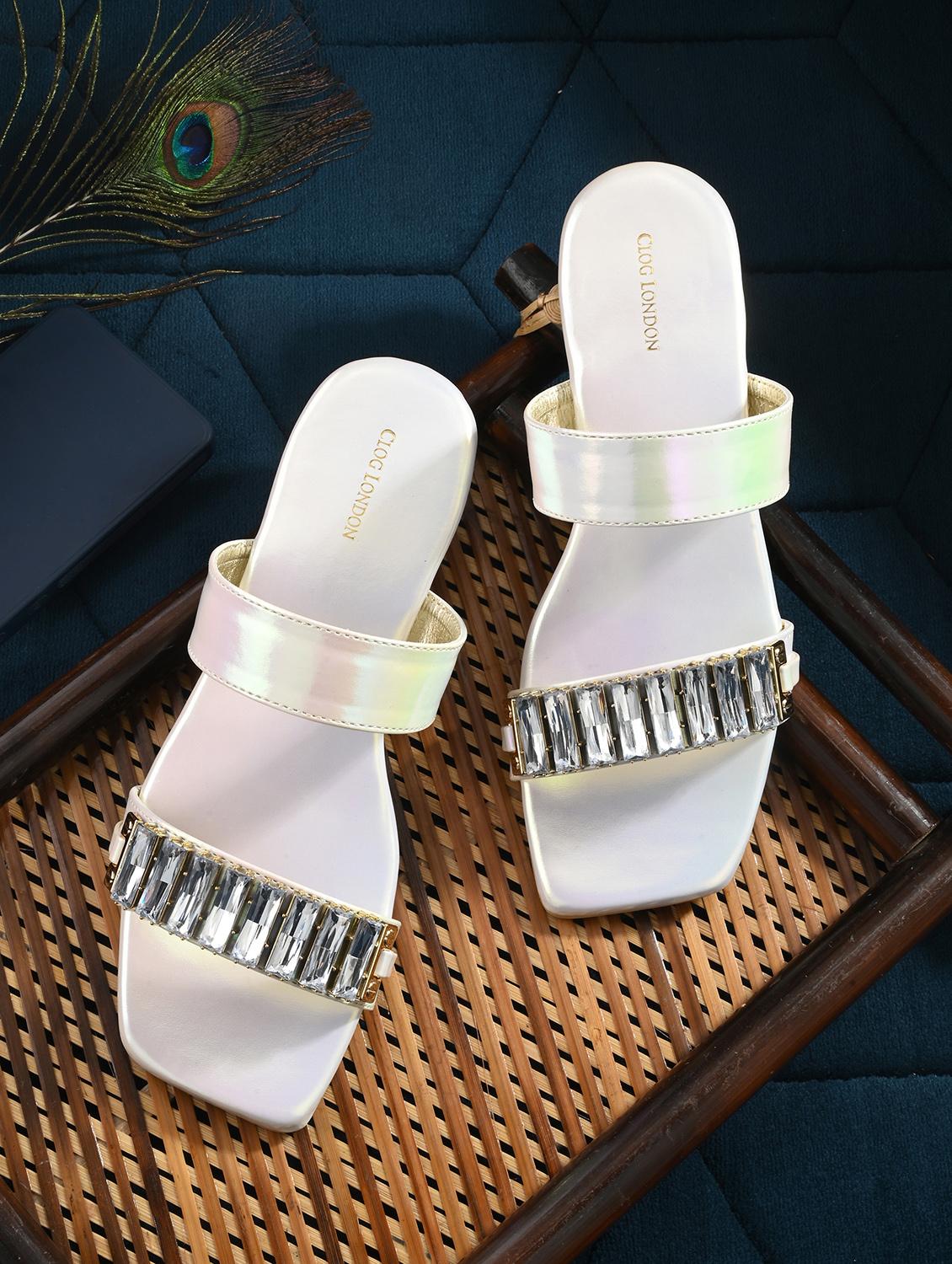 women white slip on sandal - 21950258 - Zoom Image - 0