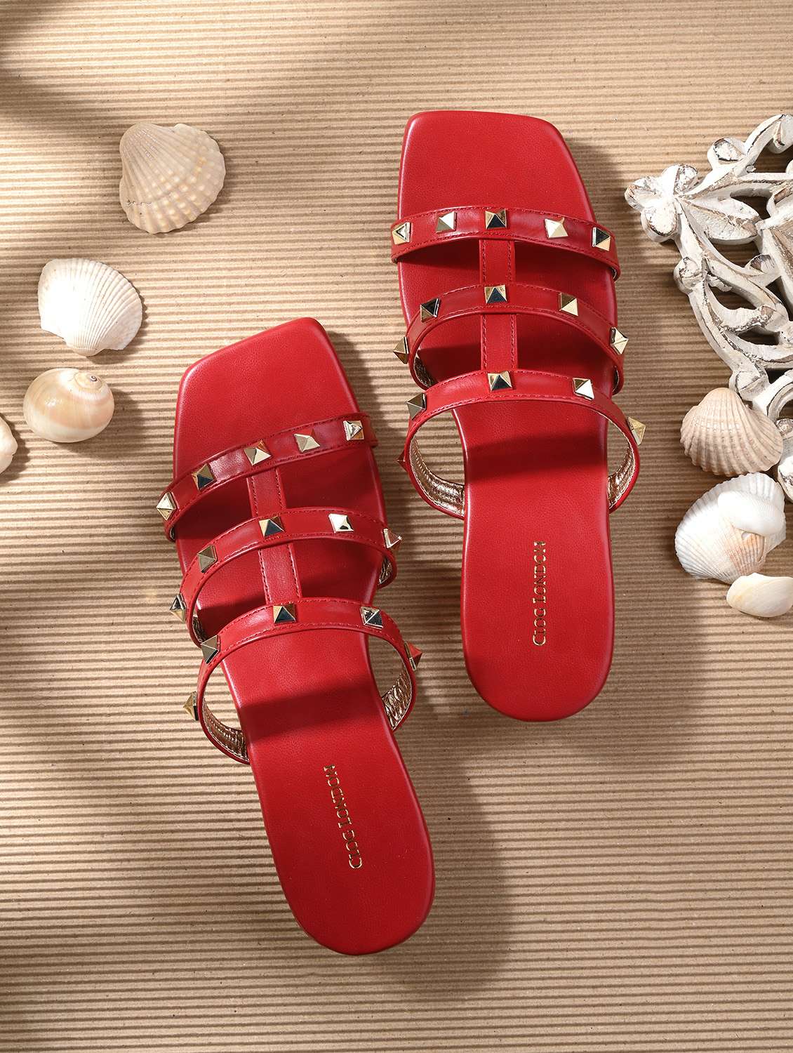 women red slip on sandal
