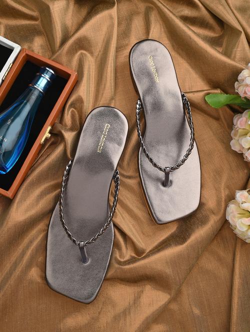 women grey toe separator sandal - 21950265 -  Standard Image - 0