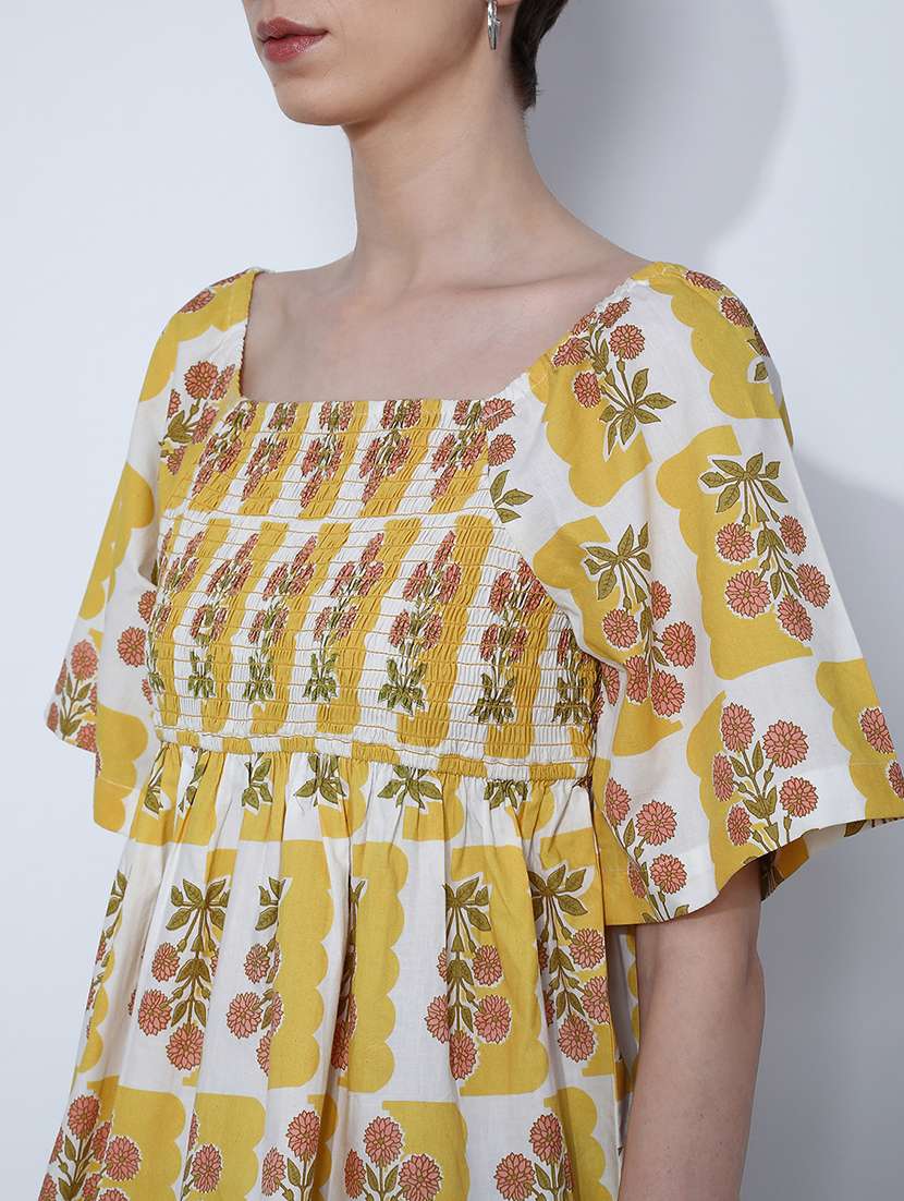 women printed off shoulder regular fit top - 21951055 -  Standard Image - 3