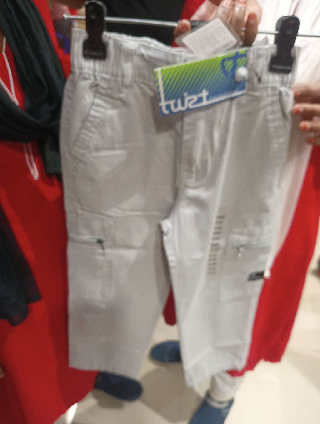 light grey twill trouser - 21951504 - Zoom Image - 0