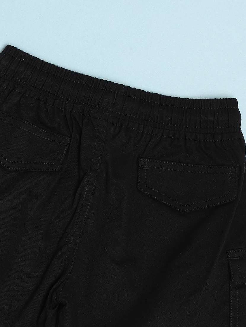girls black cotton shorts shorts and three-fourth - 21951508 -  Standard Image - 3