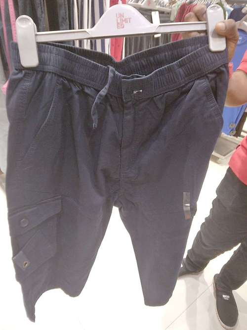navy blue twill shorts - 21951516 - Standard Image - 0