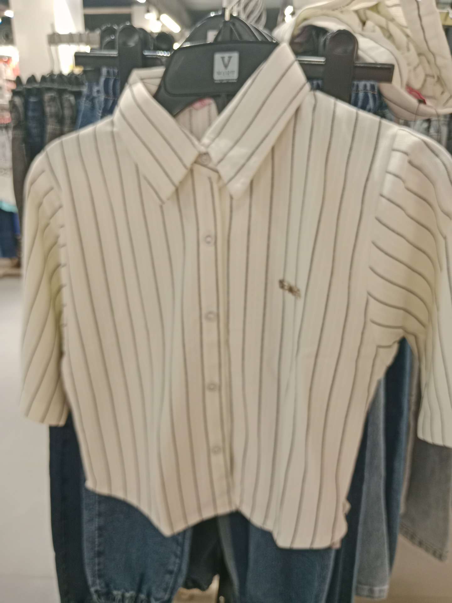 off white textured top - 21951667 - Zoom Image - 0