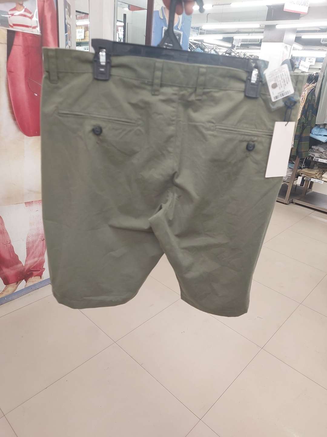 olive twill short - 21951751 - Zoom Image - 0