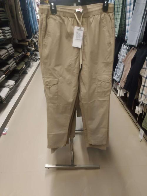 khaki twill track pant - 21951777 -  Standard Image - 0