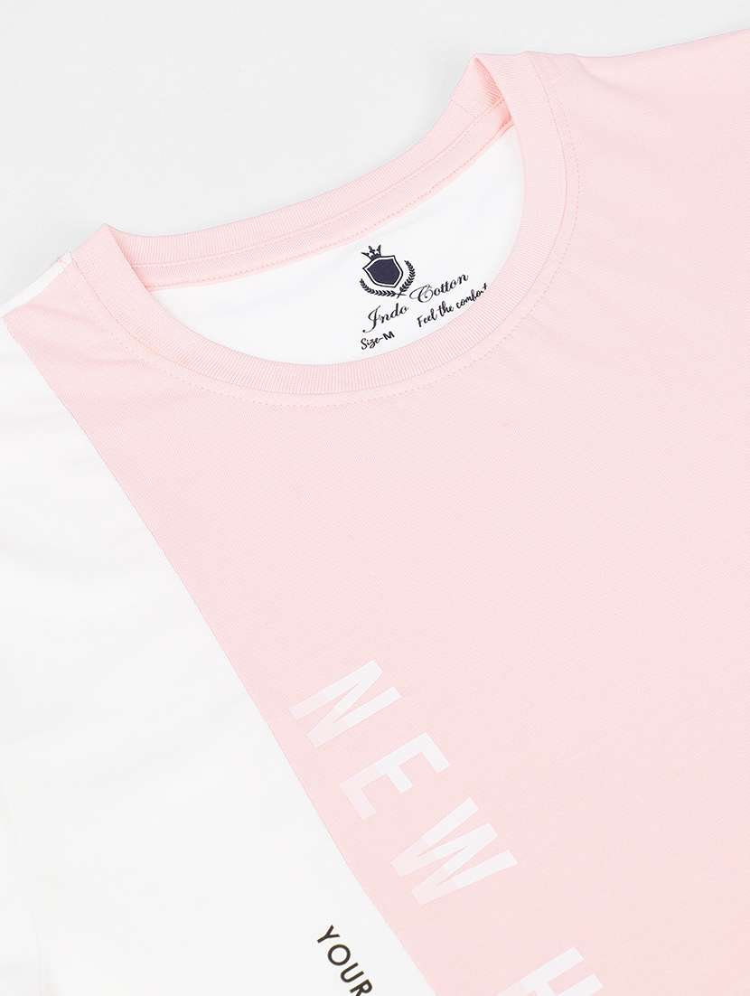 men color block short sleeve regular fit t-shirt - 21951806 -  Standard Image - 3