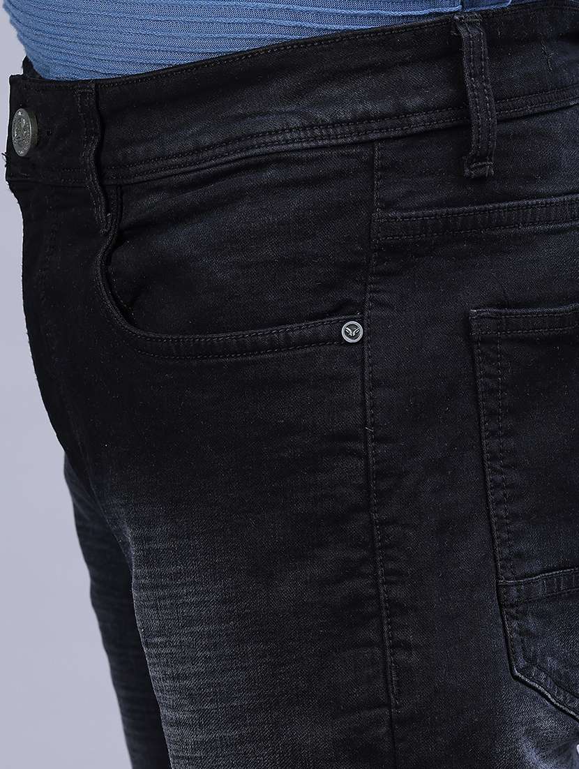 men washed mid rise relaxed fit jeans - 21952260 -  Standard Image - 5