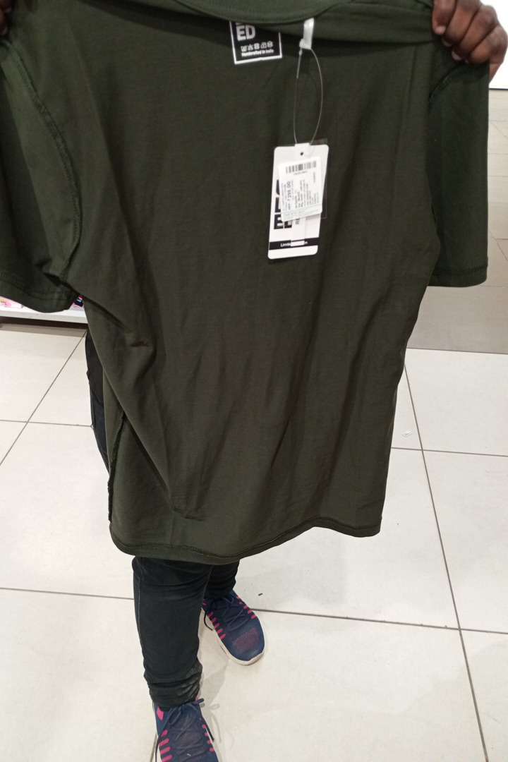 olive cotton tshirt - 21952295 - Zoom Image - 0