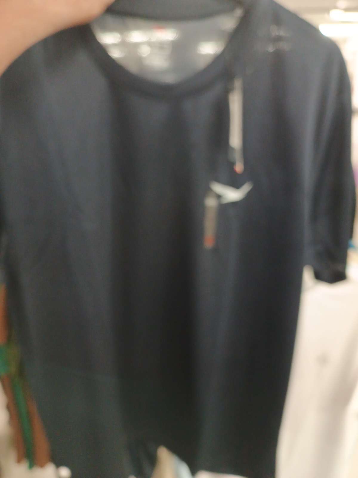 navy blue polyester tshirt - 21952302 - Zoom Image - 0