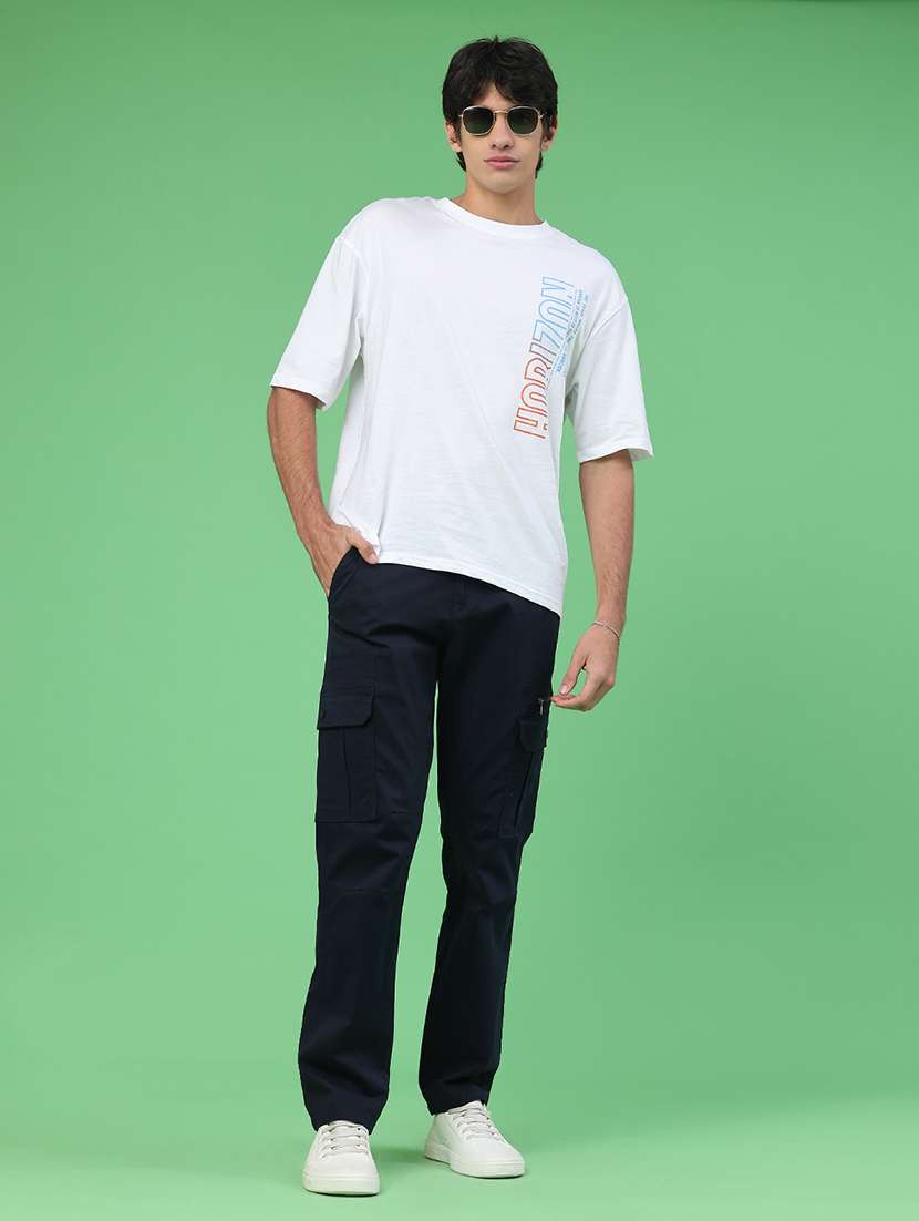 men typographic short sleeve regular fit t-shirt - 21952332 -  Standard Image - 5