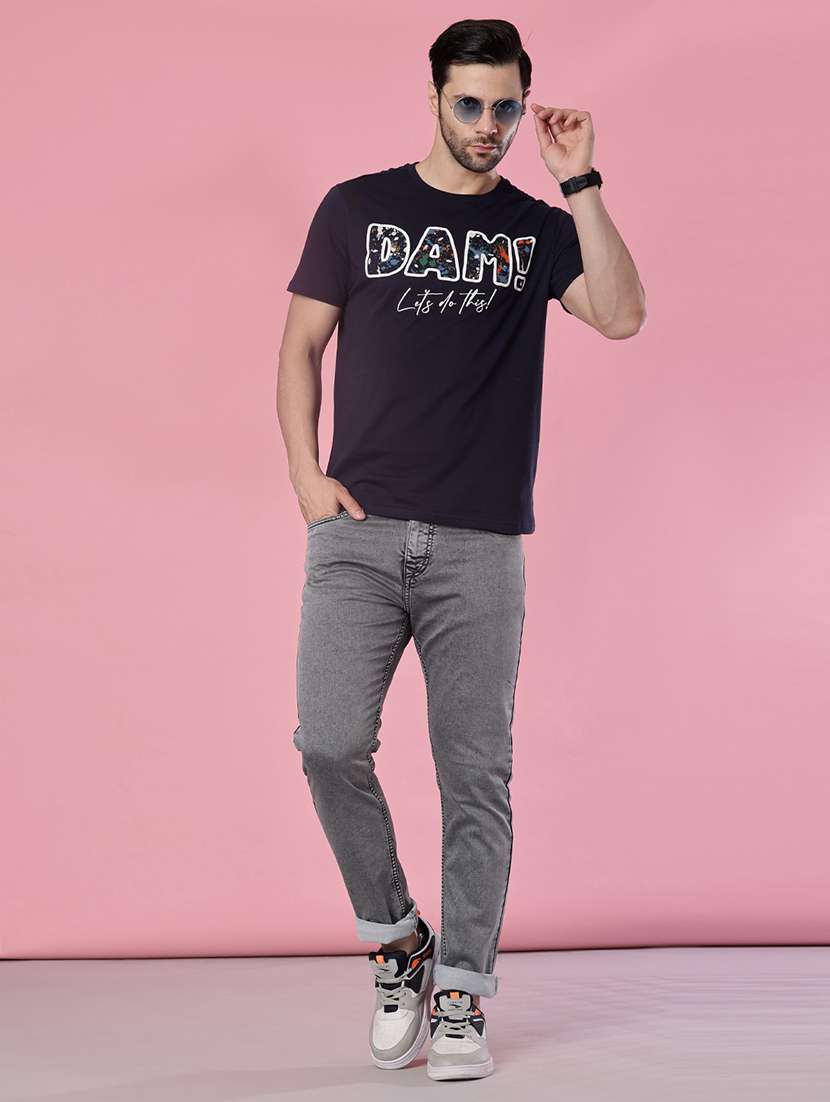 men printed short sleeve regular fit t-shirt - 21952342 -  Standard Image - 3
