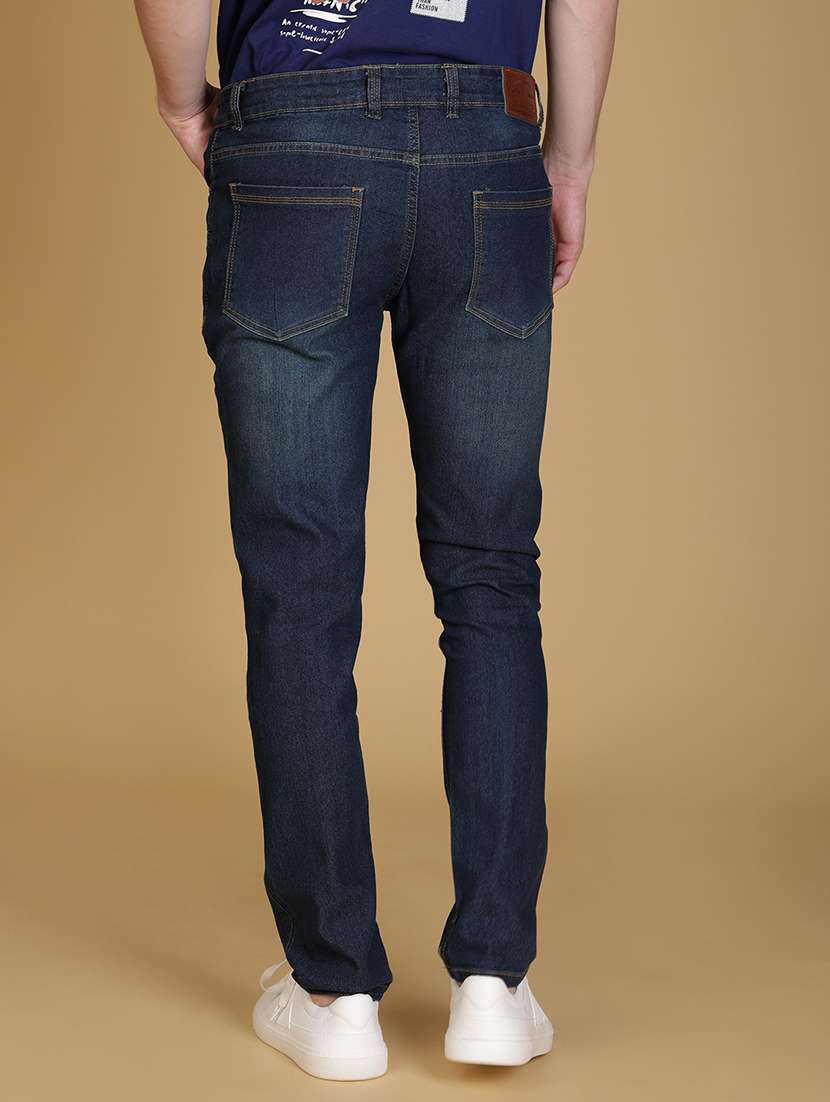 men washed mid rise full length jeans - 21952388 -  Standard Image - 3