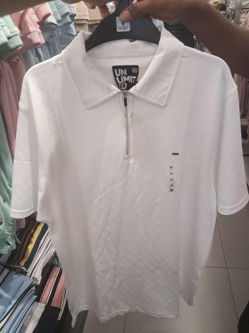 off white fancy fabric tshirt - 21952419 - Standard Image - 0