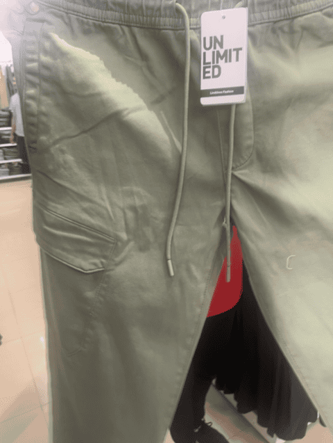 olive dobby joggers - 21952442 - Zoom Image - 0