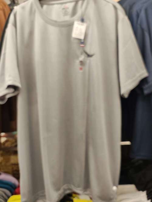 light grey polyester tshirt - 21952452 -  Standard Image - 0