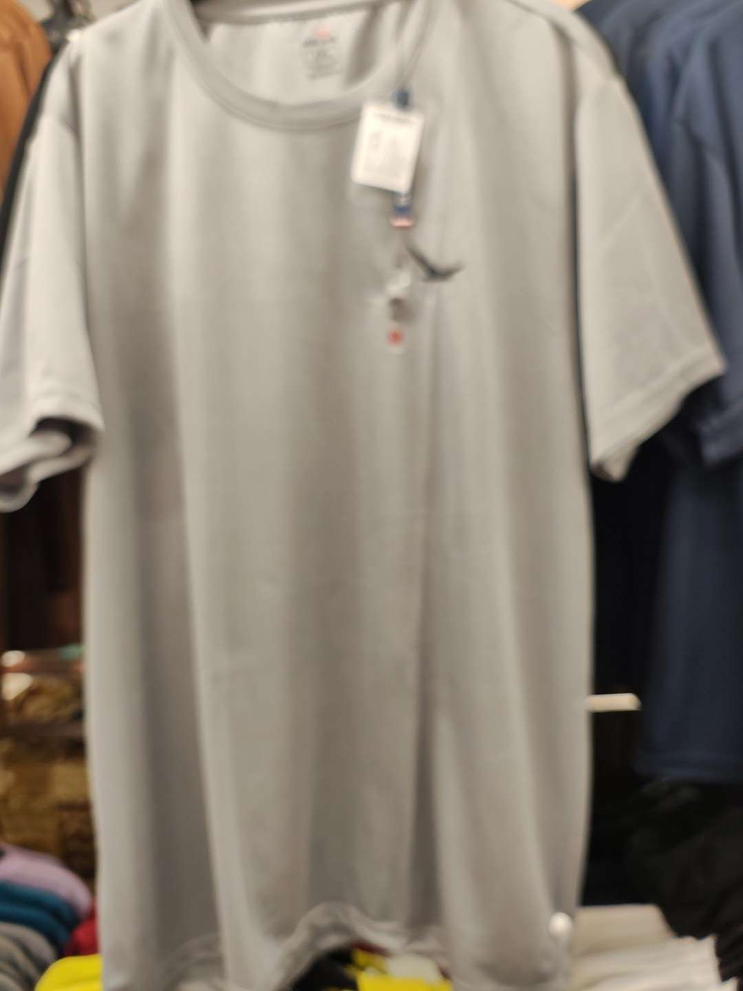 light grey polyester tshirt - 21952452 -  Zoom Image - 0