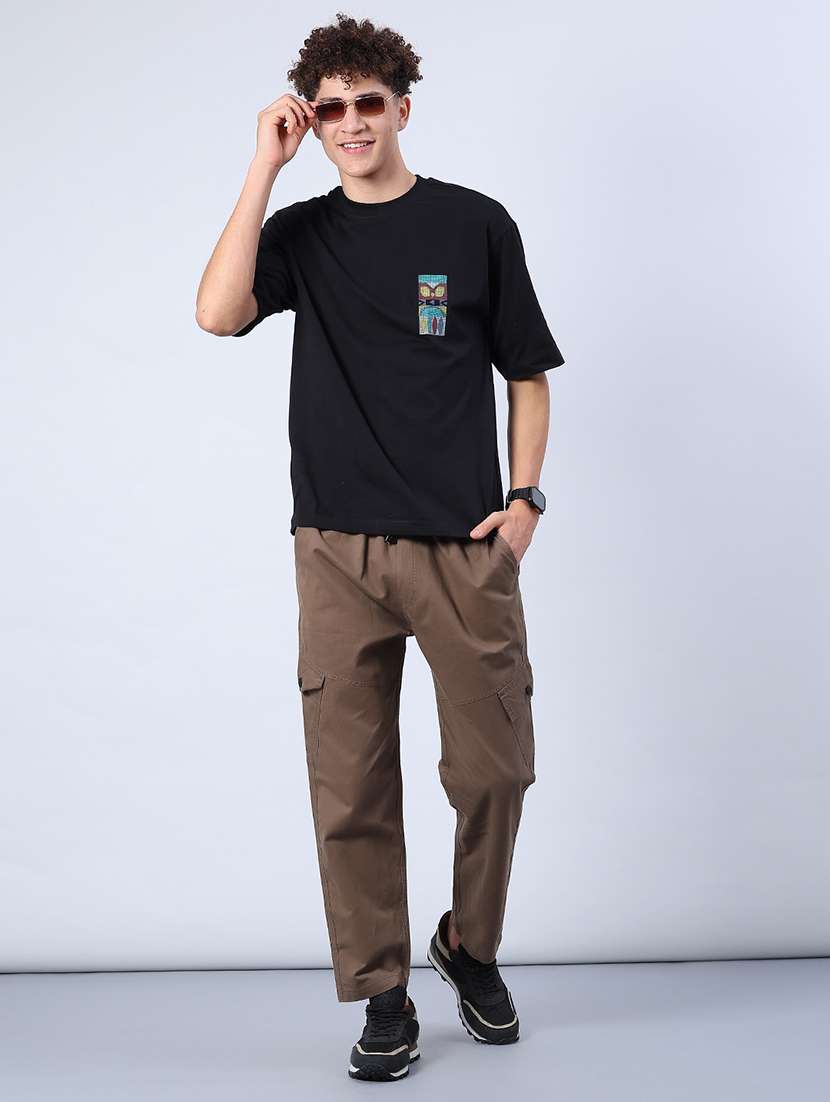 men printed short sleeve loose fit t-shirt - 21952459 - Standard Image - 3