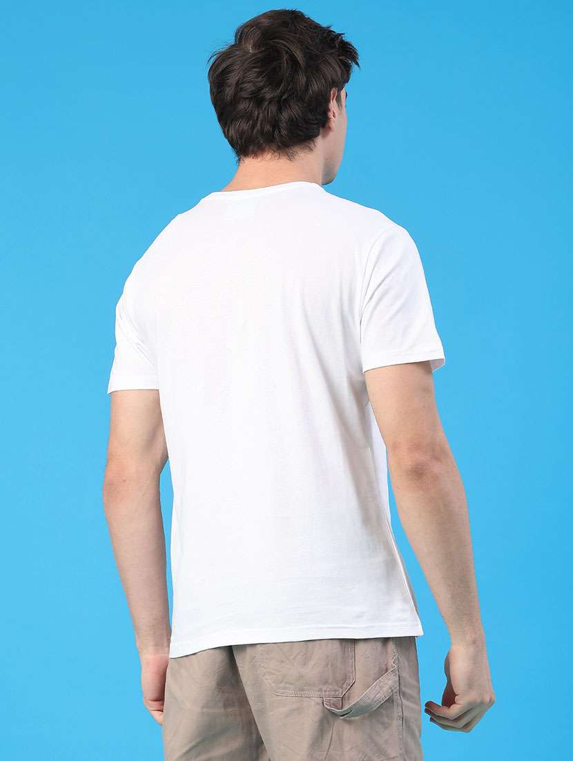 men printed short sleeve regular fit t-shirt - 21952472 -  Standard Image - 3