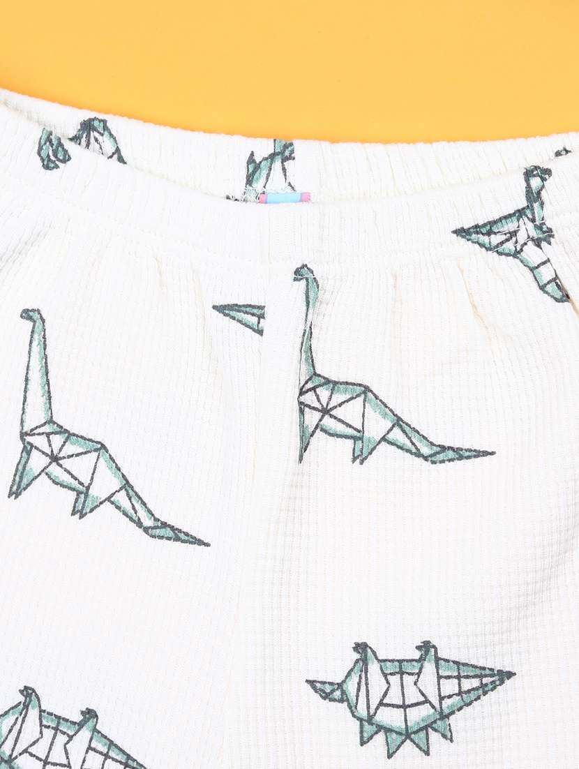 boys printed t-shirt and short co-ord set - 21953543 - Standard Image - 3