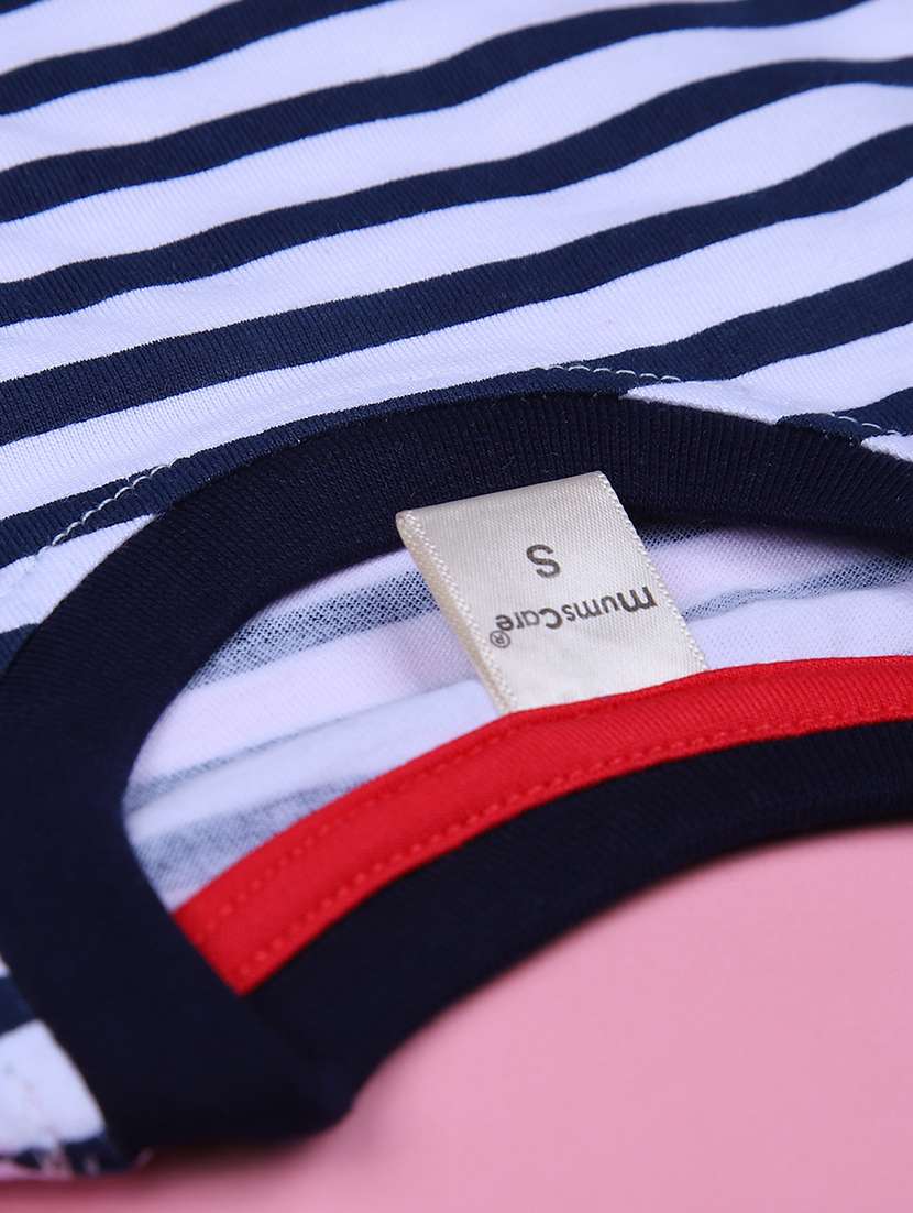 boys striped t-shirt & short twin set - 21953559 -  Standard Image - 5