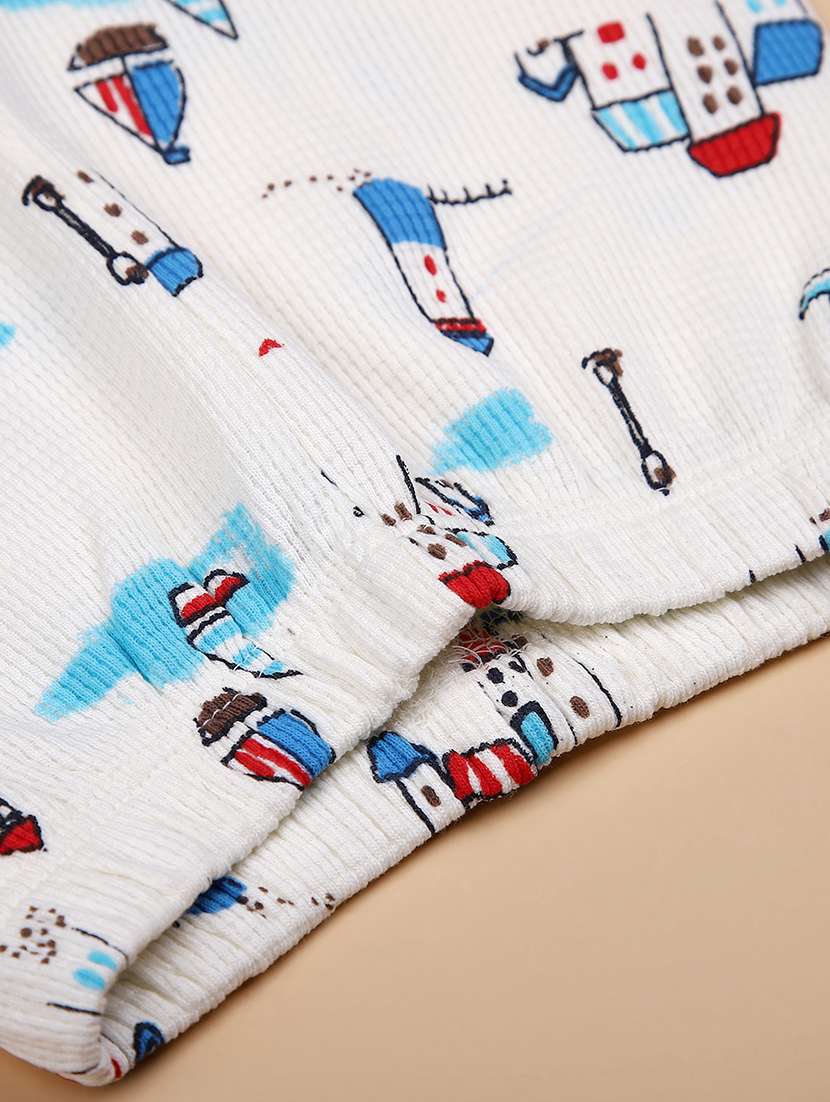 boys printed shirt & shorts co-ords set - 21953564 -  Standard Image - 3
