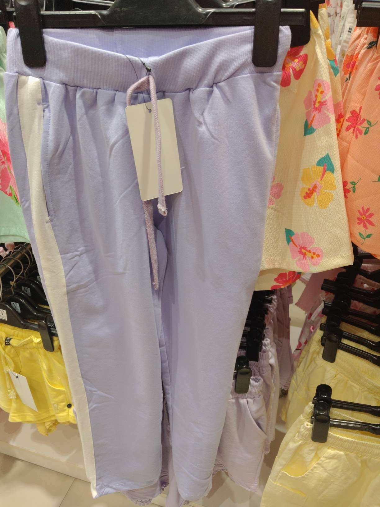 lavender cotton loop knit trouser - 21953638 - Zoom Image - 0