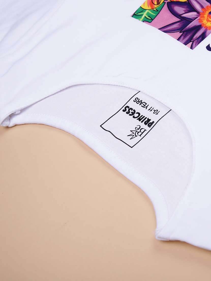 girls printed short sleeve regular fit tee - 21953645 -  Standard Image - 3