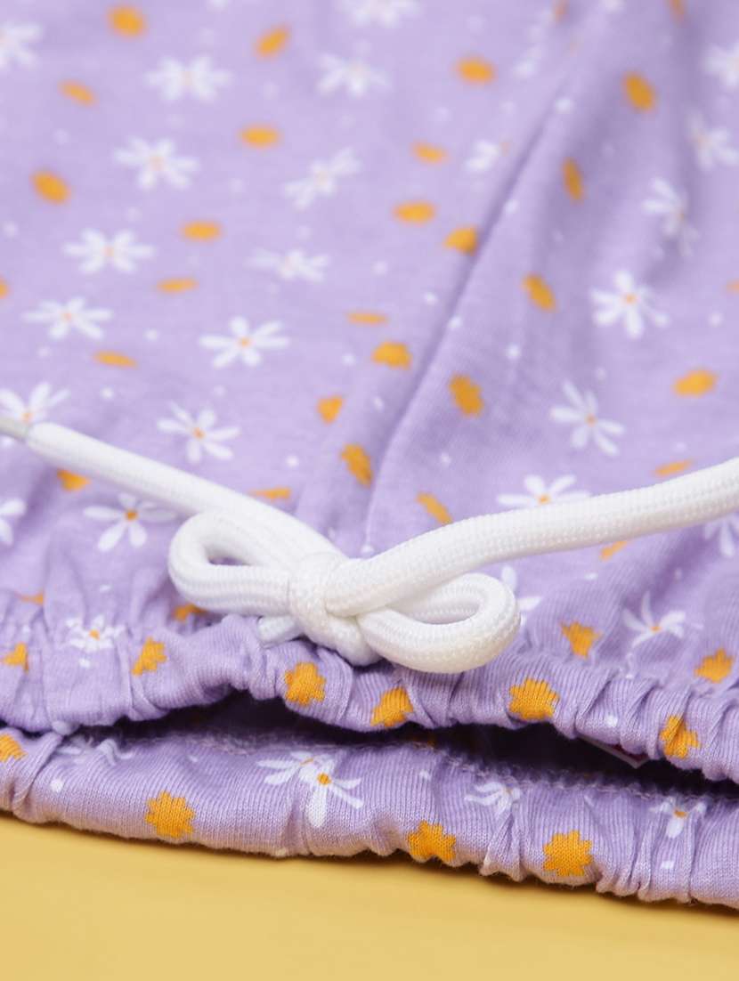 girls printed mid rise pyjama - 21953648 -  Standard Image - 3