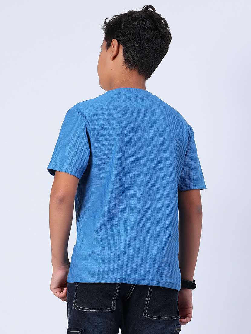 boys solid short sleeve regular fit shirt - 21953895 -  Standard Image - 3