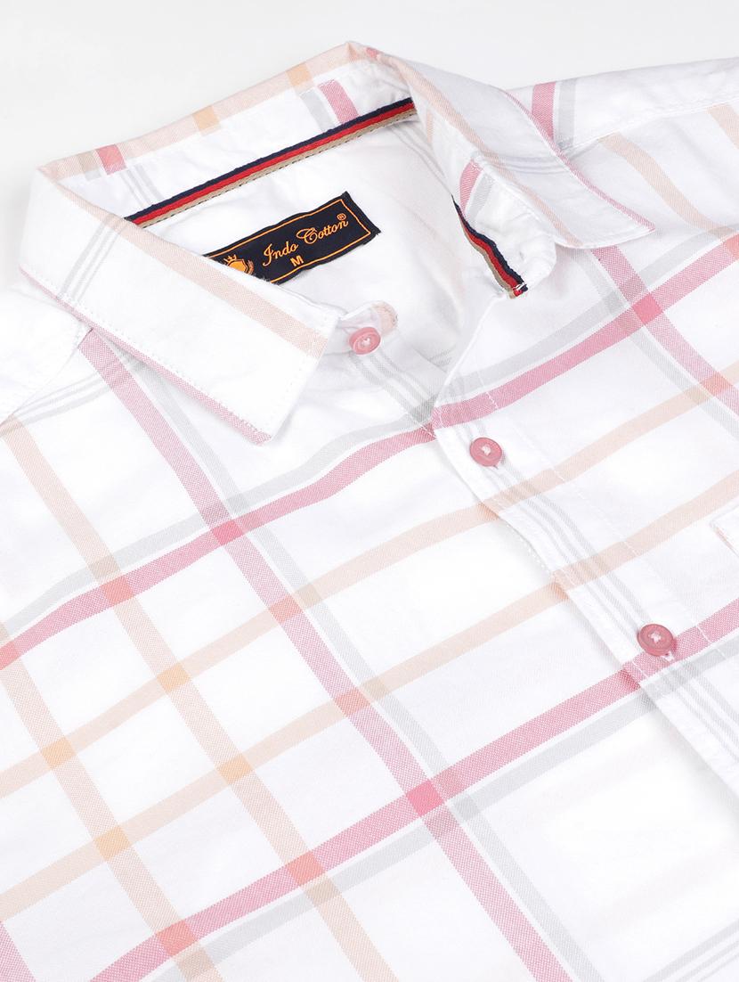 men checkered long sleeve regular fit casual shirt - 21954562 - Standard Image - 3