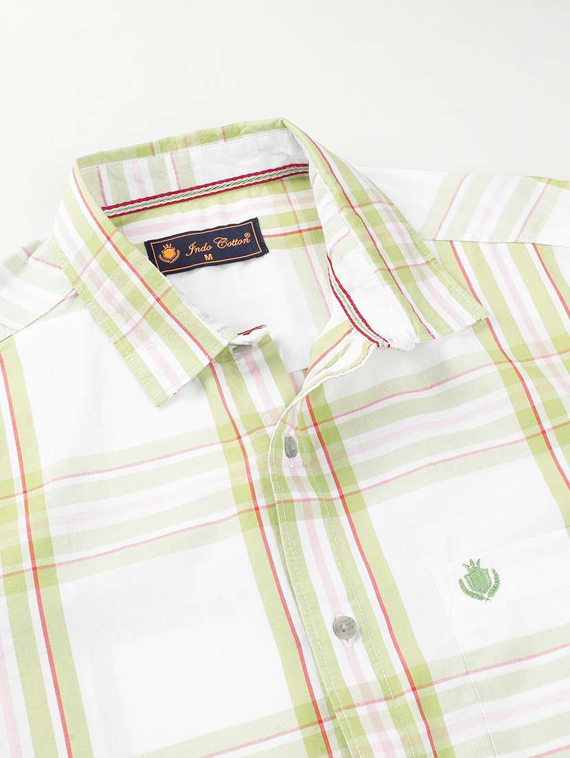 men checkered long sleeve regular fit casual shirt - 21954564 -  Standard Image - 3
