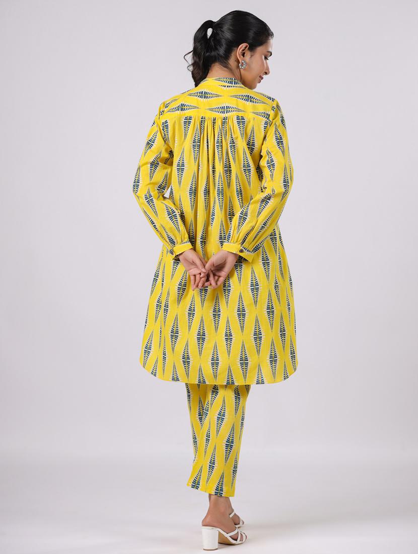 women printed long sleeve ethnic co ord set - 21954631 - Standard Image - 5
