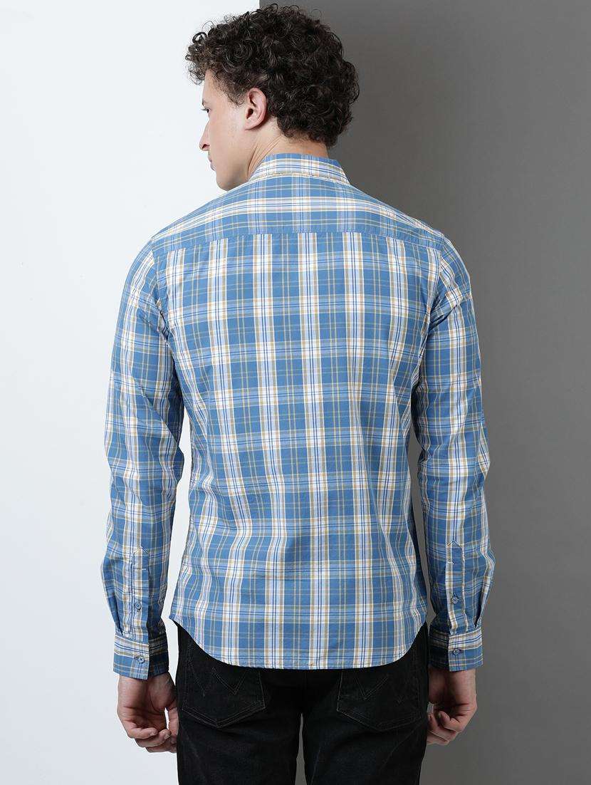 men checkered long sleeve regular fit casual shirt - 21954657 -  Standard Image - 3
