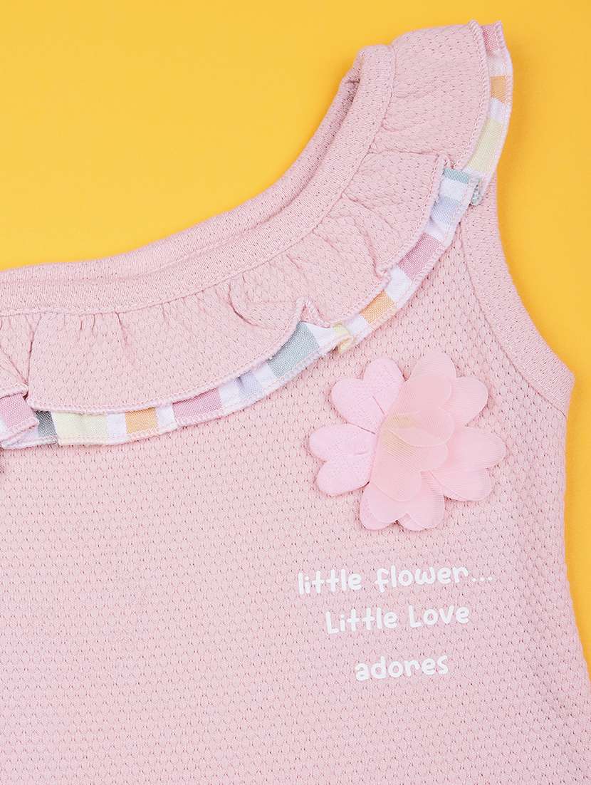 girls striped top & shorts twin set - 21954917 -  Standard Image - 3