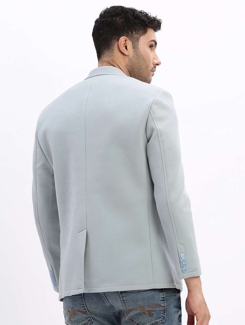 men solid long sleeve single breasted blazer - 21955921 -  Standard Image - 3