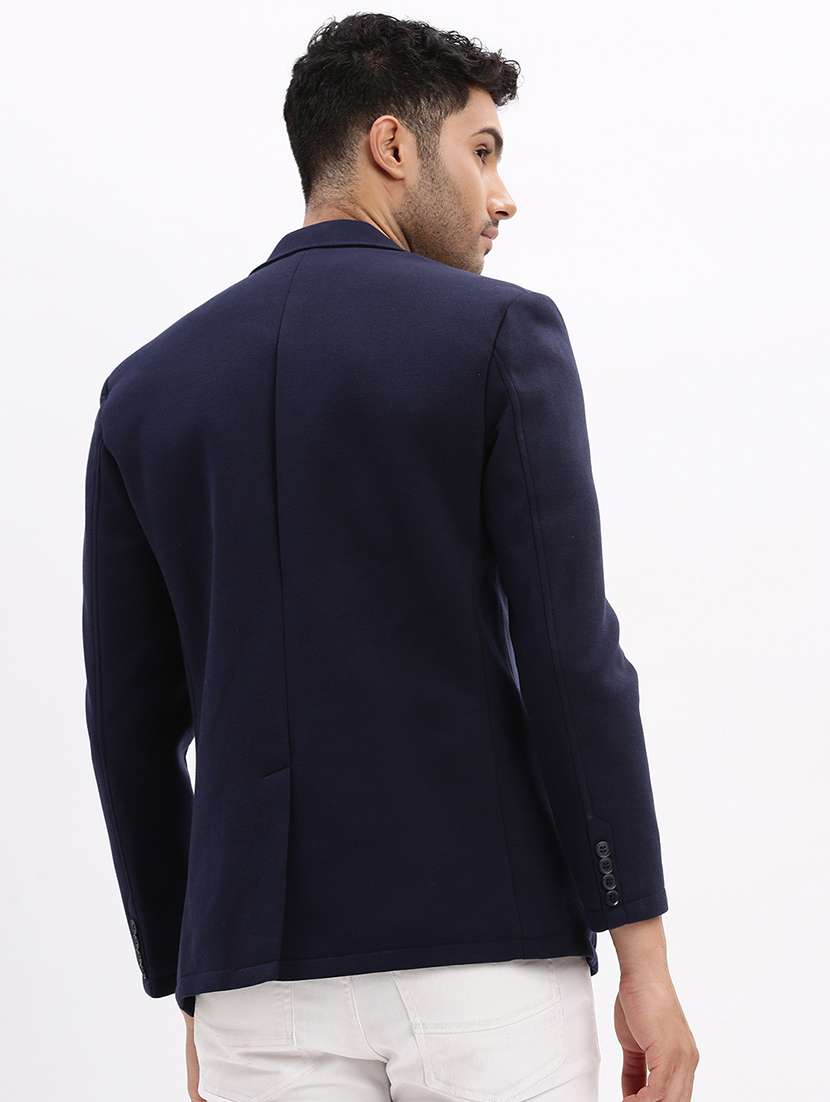 men solid long sleeve single breasted blazer - 21955922 -  Standard Image - 3
