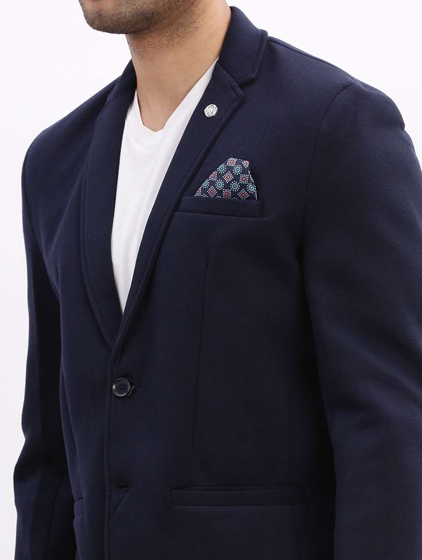 men solid long sleeve single breasted blazer - 21955922 -  Standard Image - 5