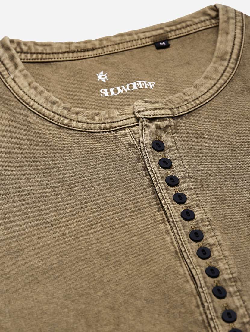 men solid short sleeve regular fit t-shirt - 21955925 -  Standard Image - 5